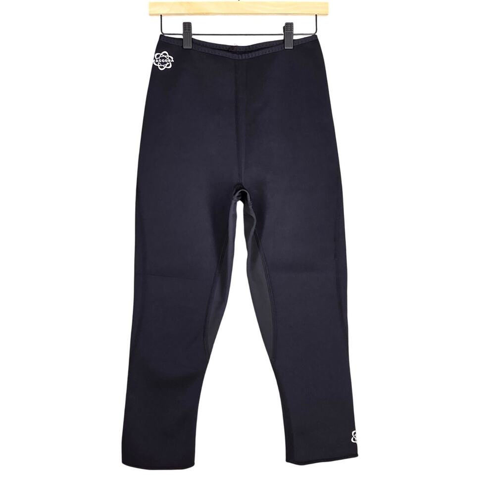 ZAGGORA THERMO FIT LEGGINGS – WOMEN’S SIZE SMALL – BLACK – NEOPRENE HEAT TECH